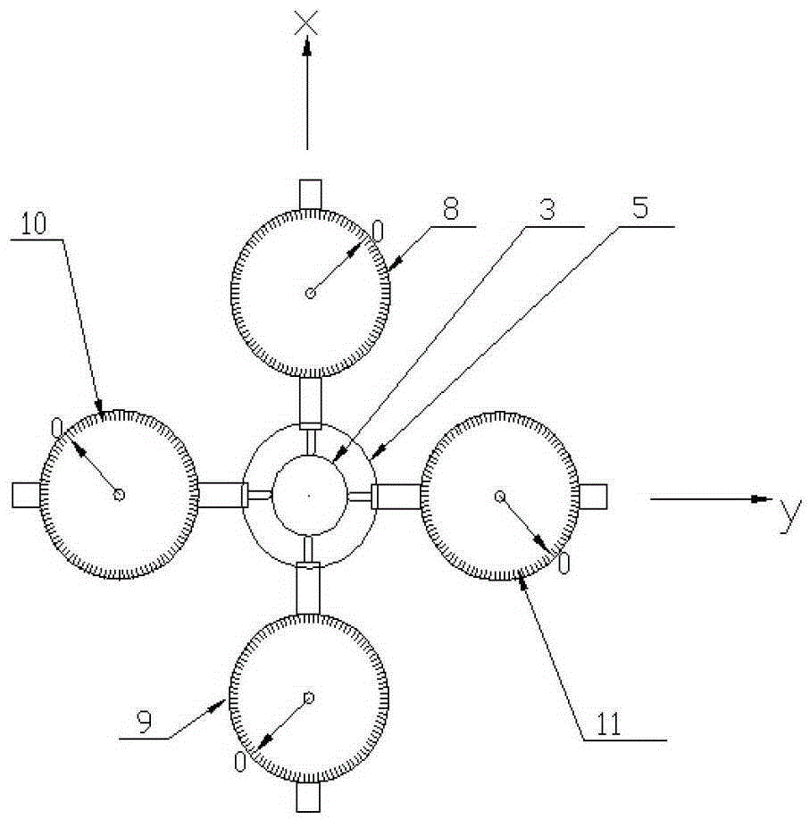 Tool setting device and method for double-head counter-pressure progressive forming