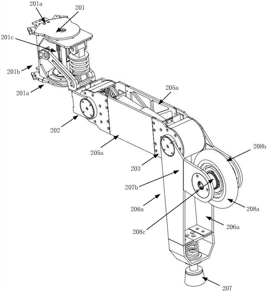Wheel-leg hexapod robot with suspension system