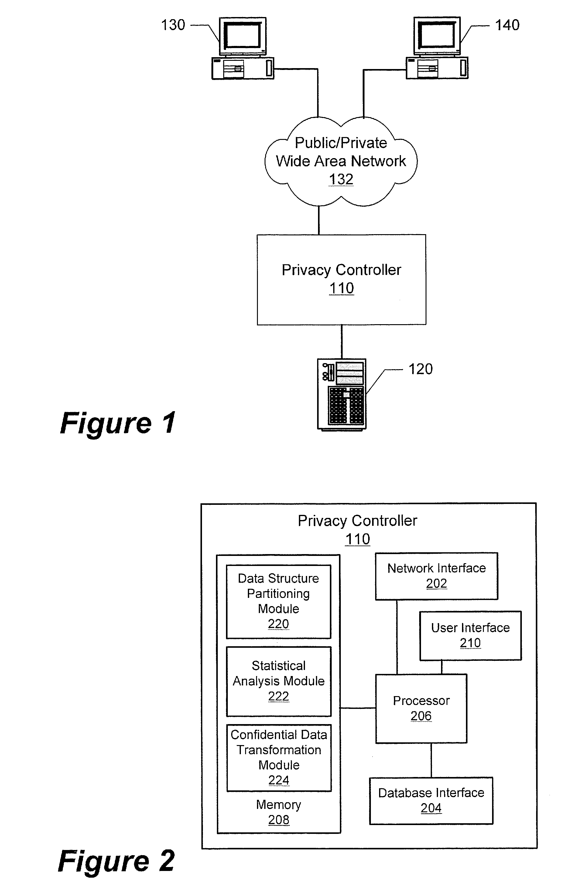 Systems and associated computer program products that disguise partitioned data structures using transformations having targeted distributions