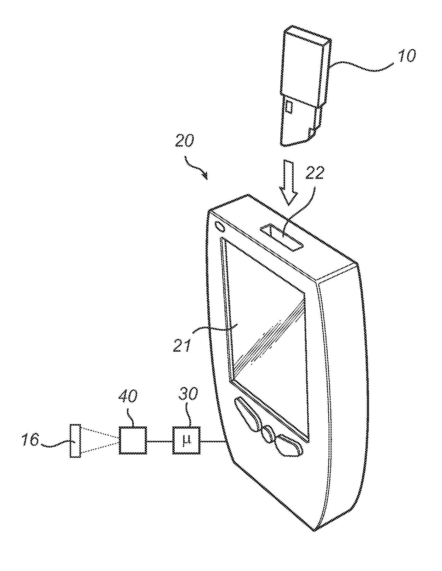 Cuvette and method for authenticating a cuvette
