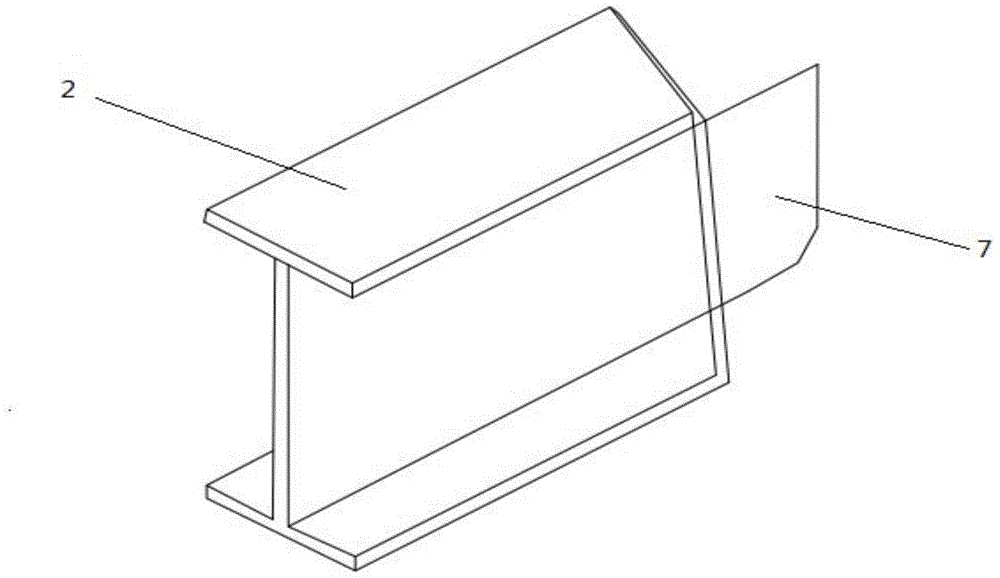 Connecting structure of cross beam steel structures