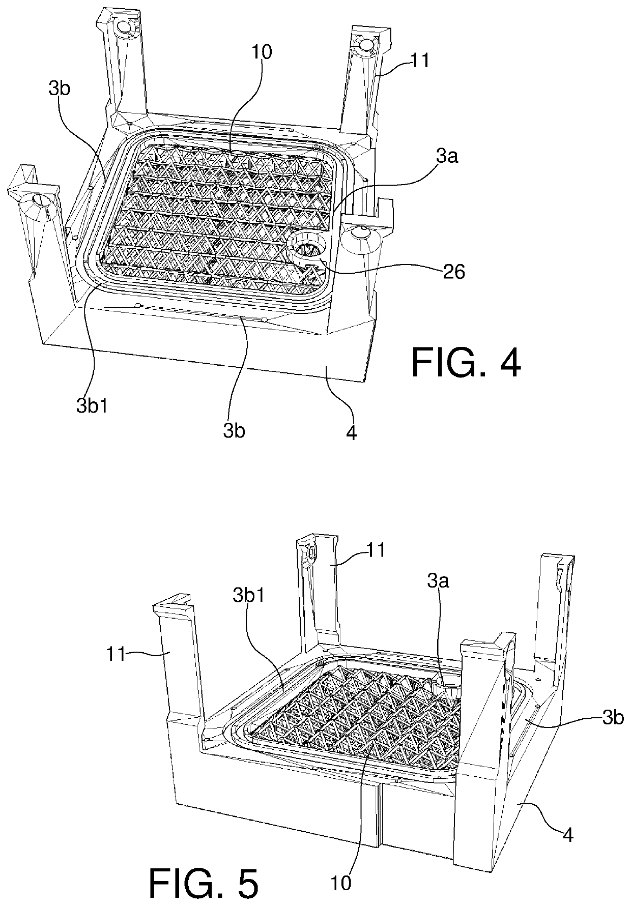 Tank for containing a component fluid, such as a propellant