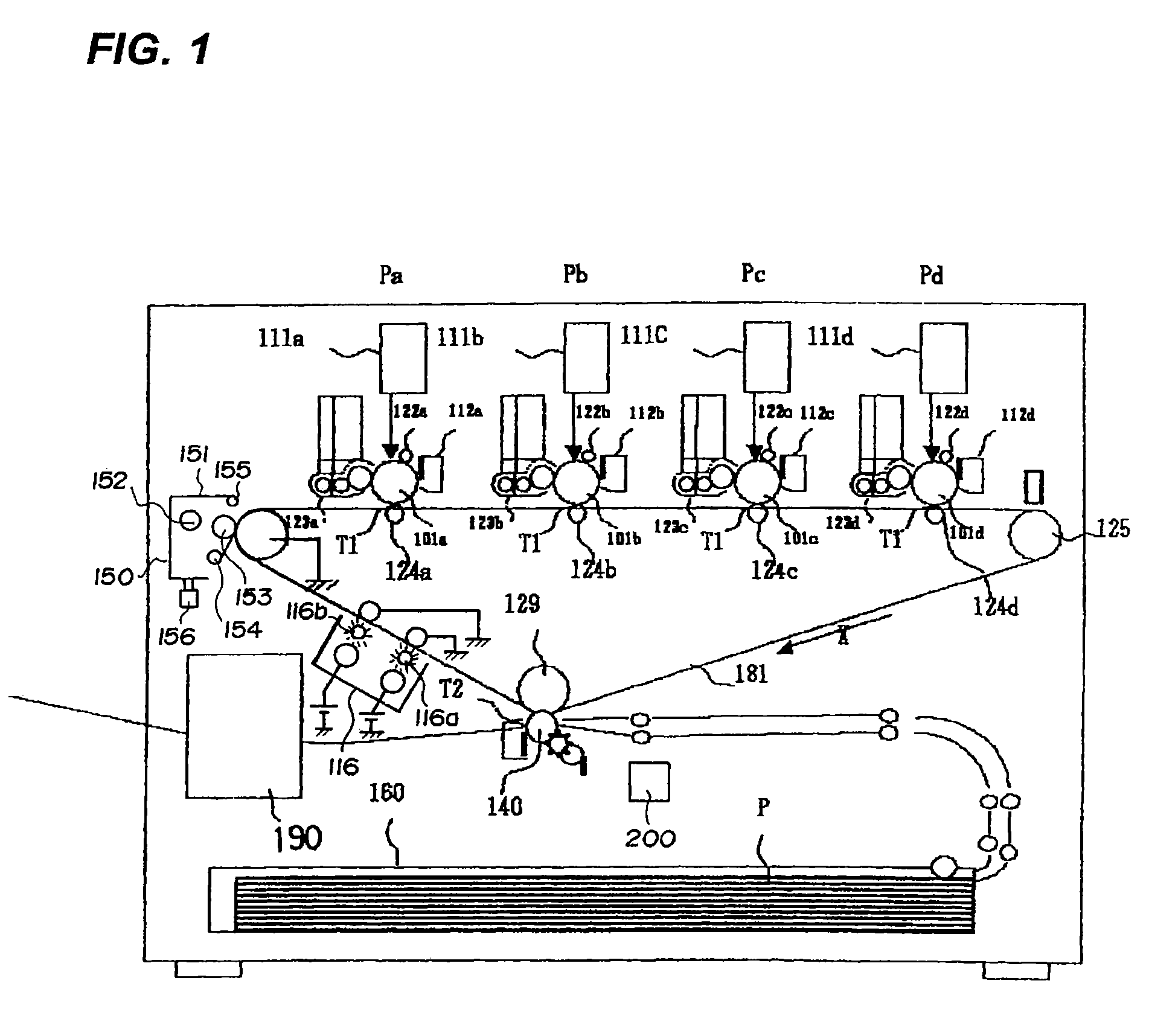 Image forming apparatus including a cleaning web for removing residual toner