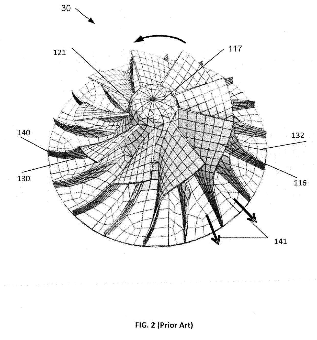 Oxygen and nitrogen enrichment of atmospheric air using an impeller-based apparatus