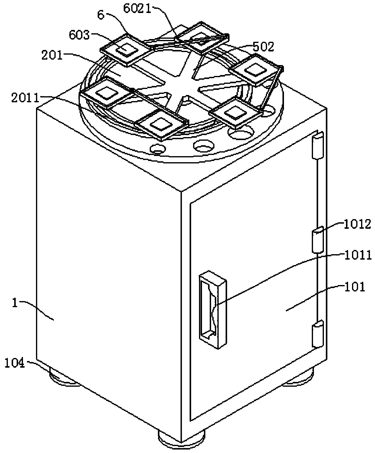 Rotary positioning device for semiconductor device processing