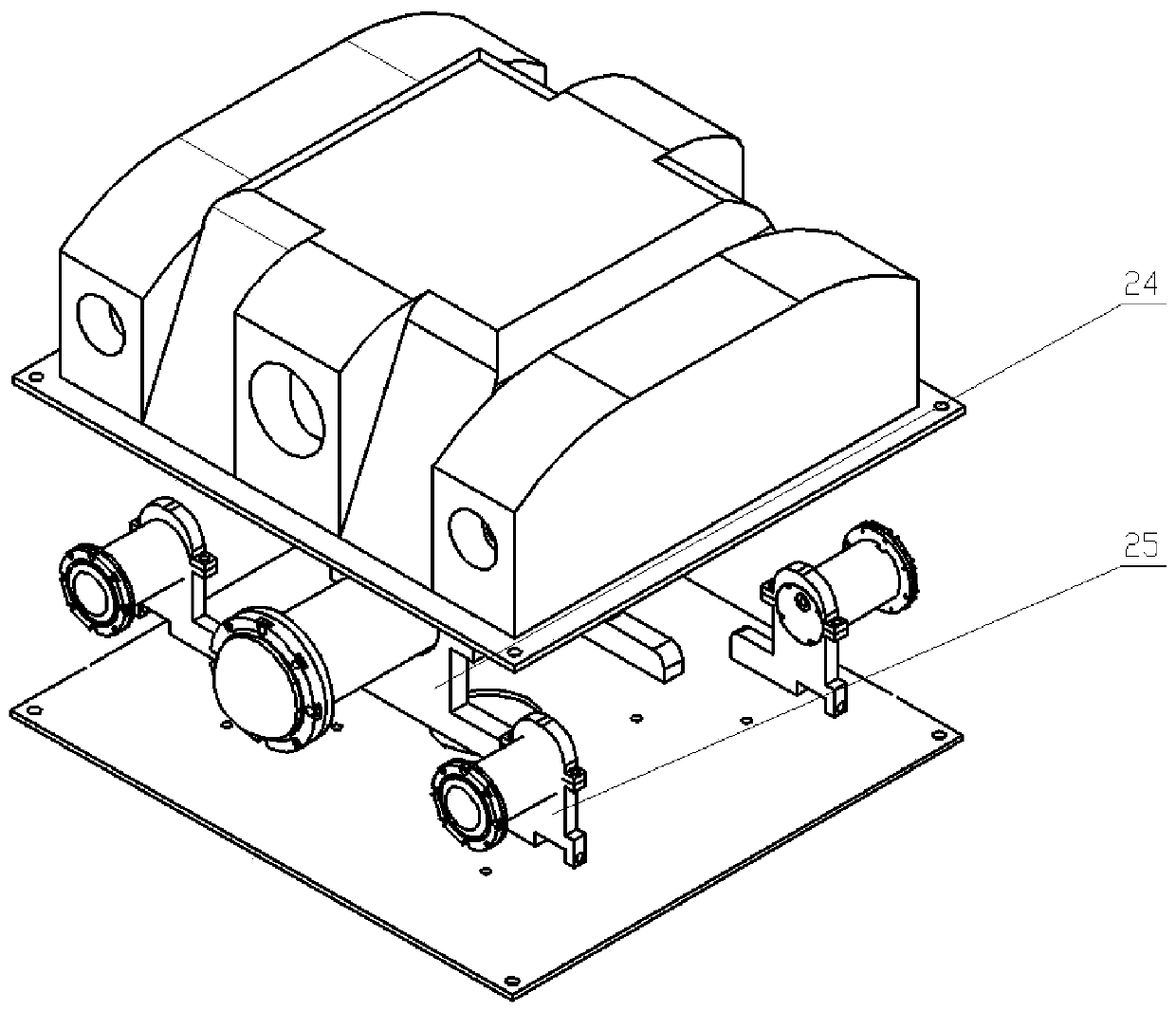 Miniature ship wall cleaning robot