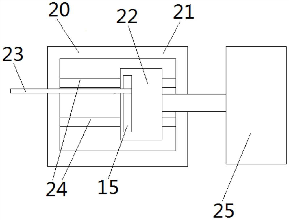 A cement packaging bag sealing treatment device