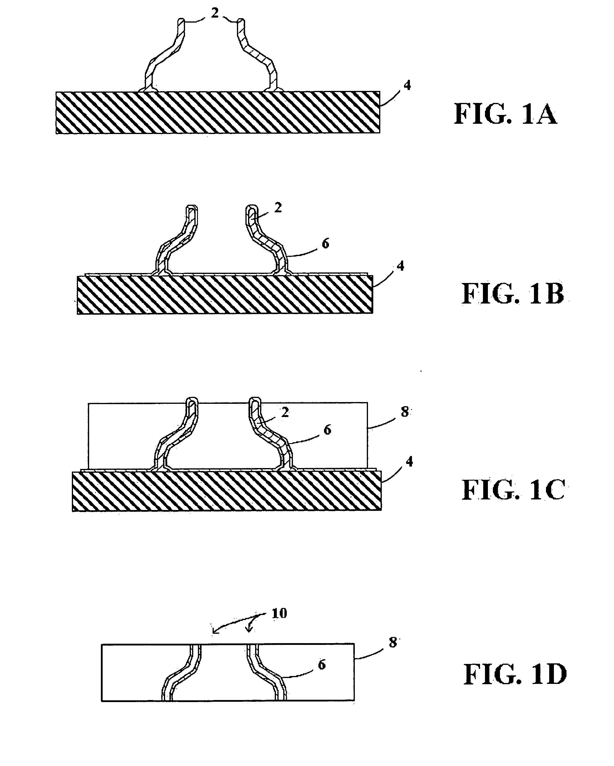 Methods for making vertical electric feed through structures usable to form removable substrate tiles in a wafer test system