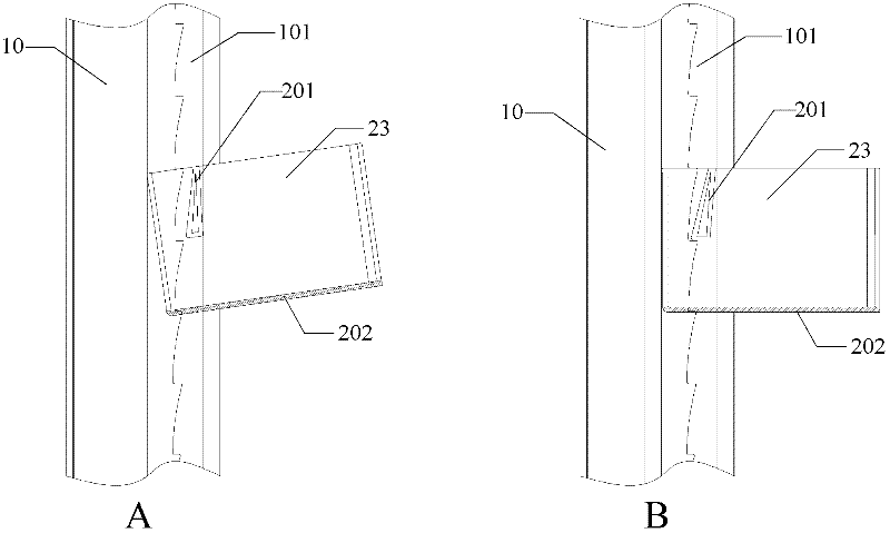 Mounting mechanism for bottle seat of refrigerator