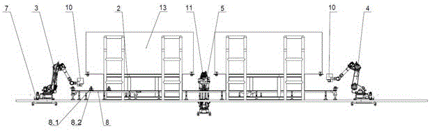 Automatic disassembling and assembling system for container spin lock