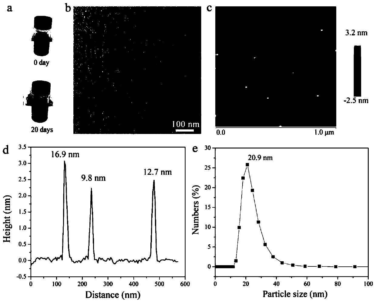 Small-size gadolinium-polyphenol polymer nano-particles and preparation method and application thereof