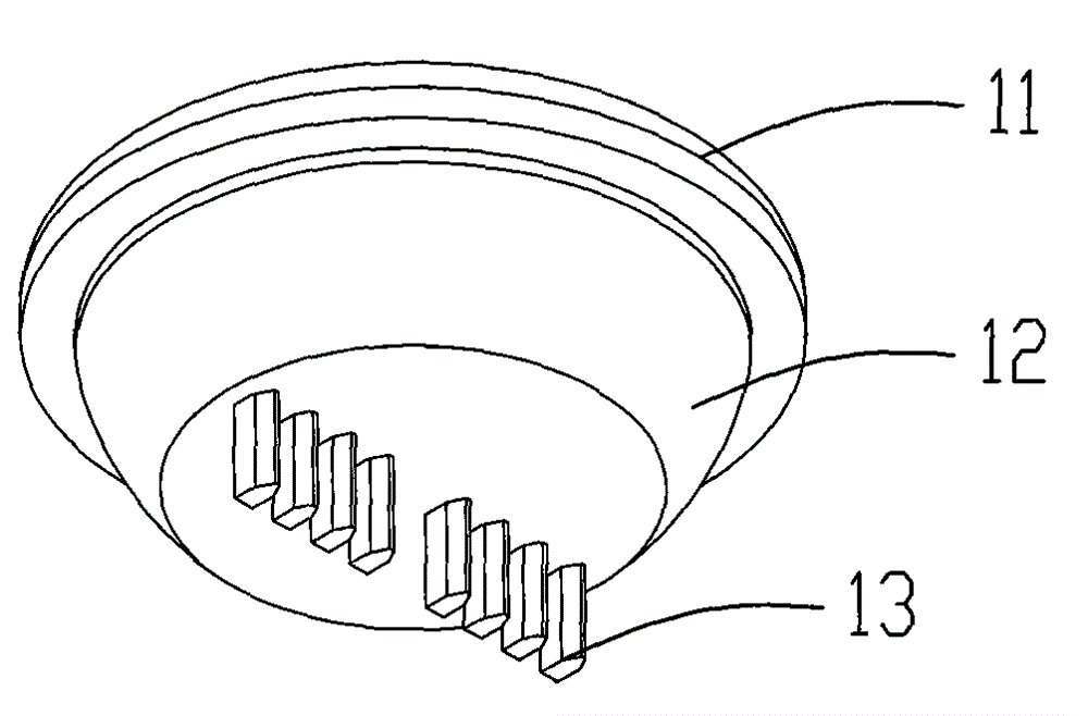 Infant food cutting and grinding bowel