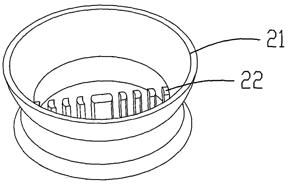 Infant food cutting and grinding bowel