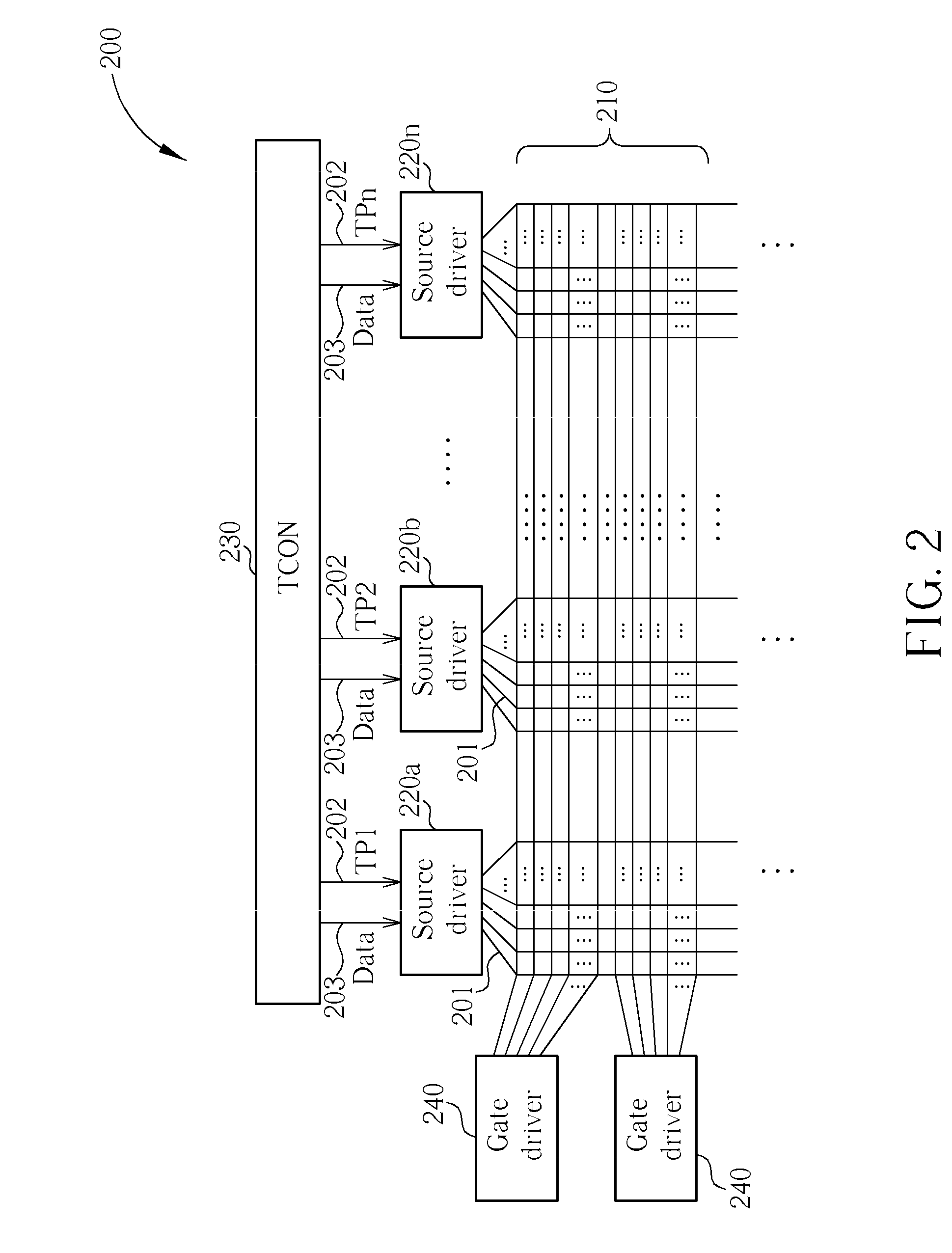 Display controlling system utilizing non-identical transfer pulse signals to control display and controlling method thereof