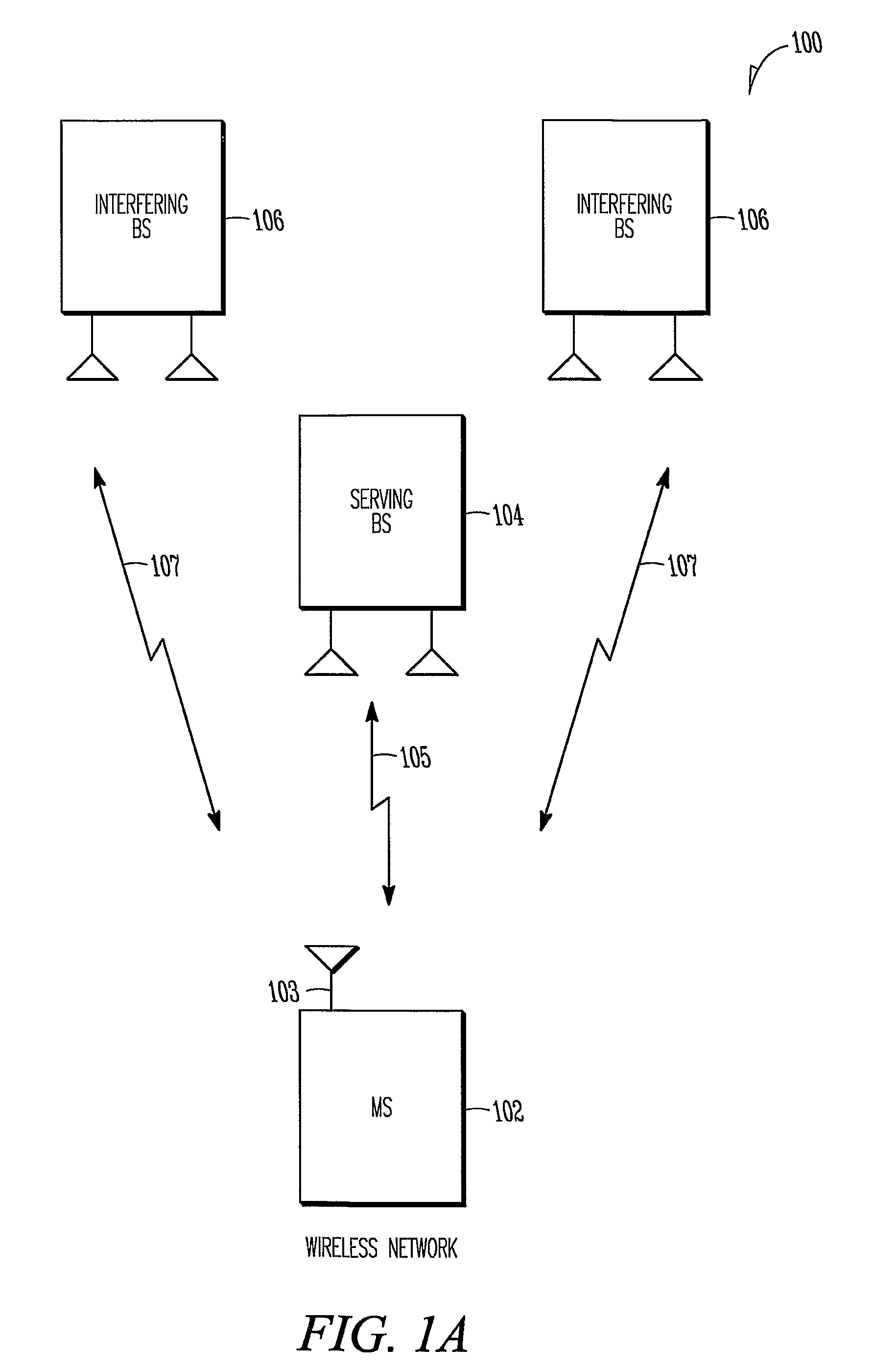 Method for channel estimation using recursive filtering and multicarrier receiver with interference-aware demodulation