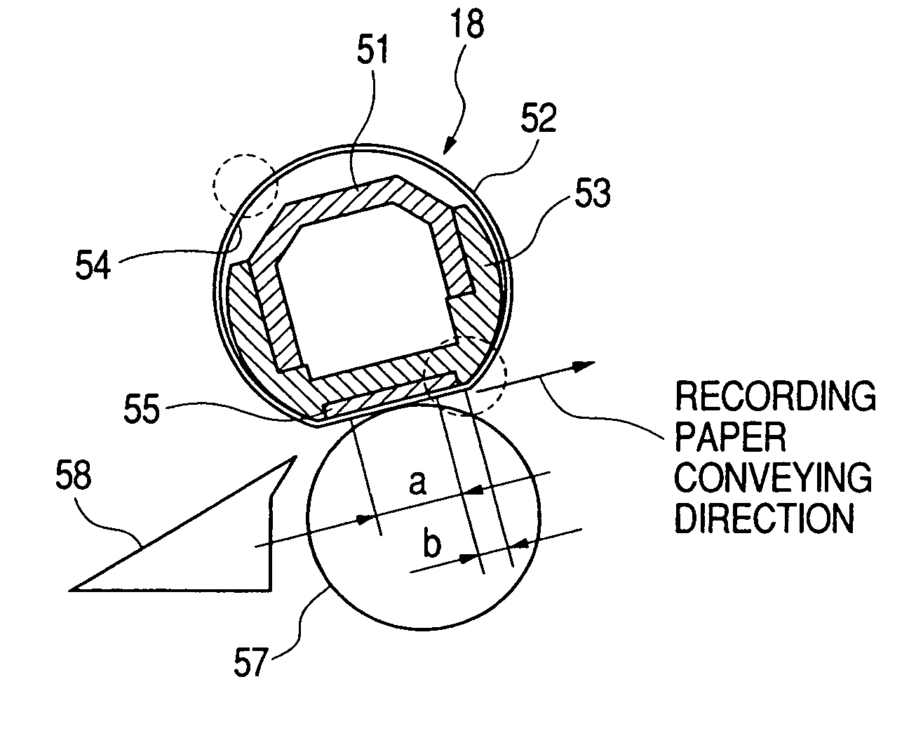 Image heating apparatus including rotary member with metal layer