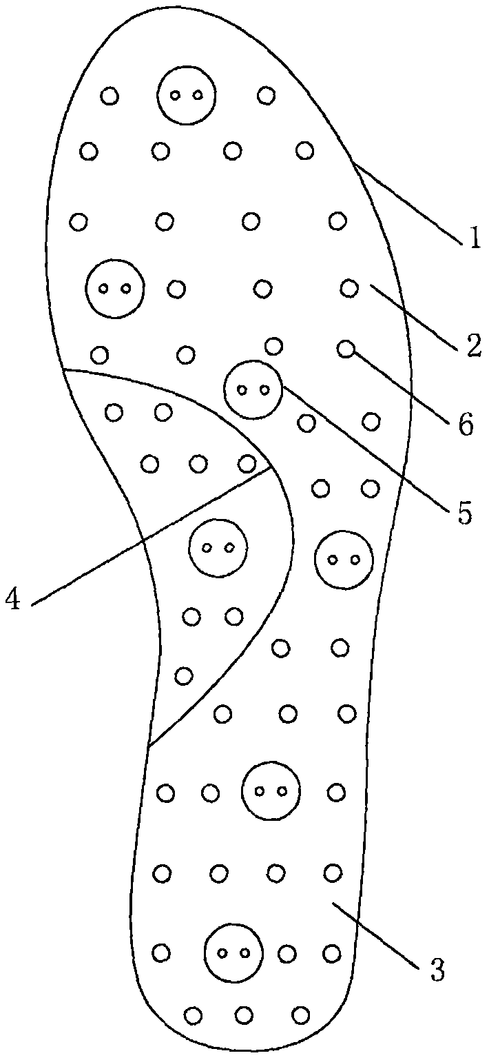 A kind of natural self-heating health physiotherapy insole and preparation method thereof