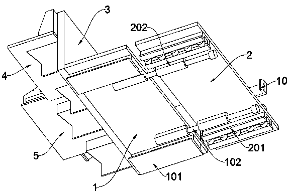 Mounting base structure for protecting and transferring electrical automation equipment