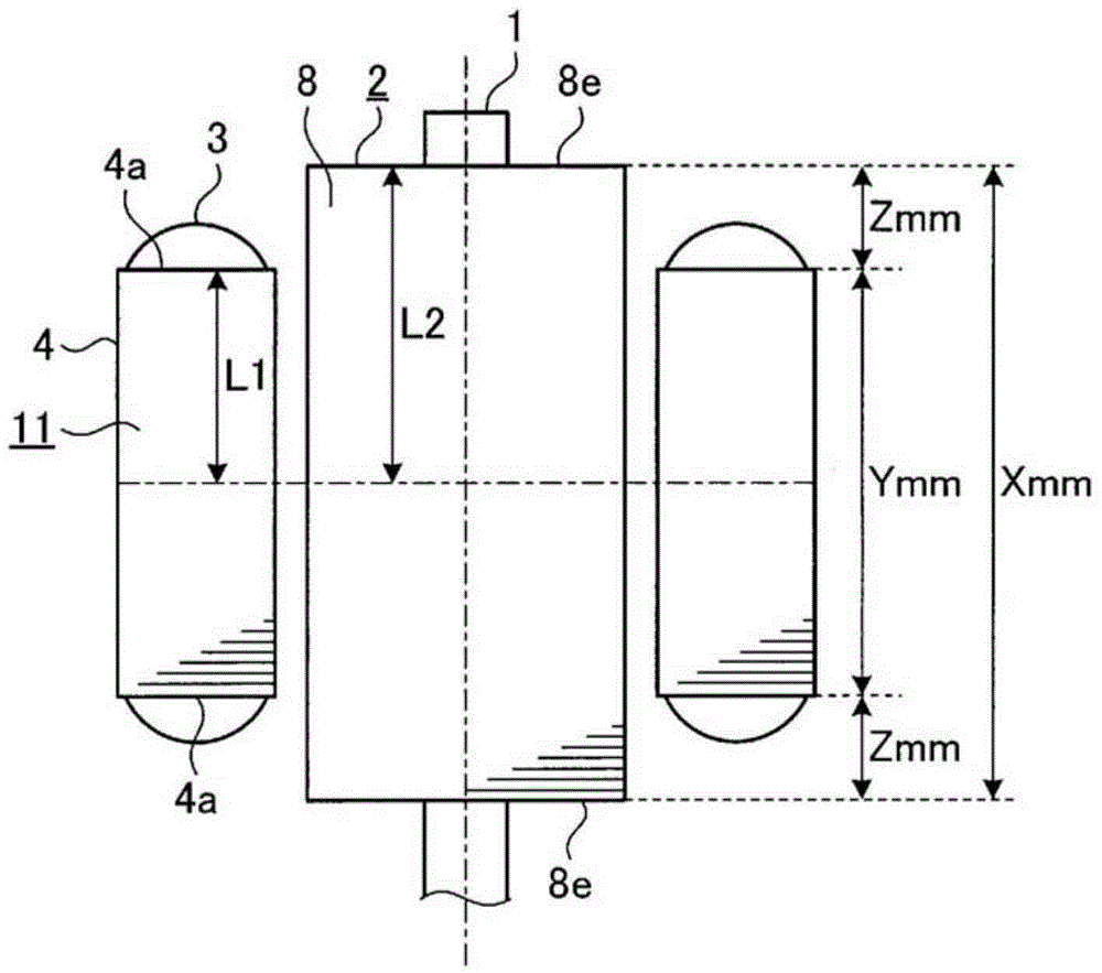 Implanted-magnet synchronous electric motor