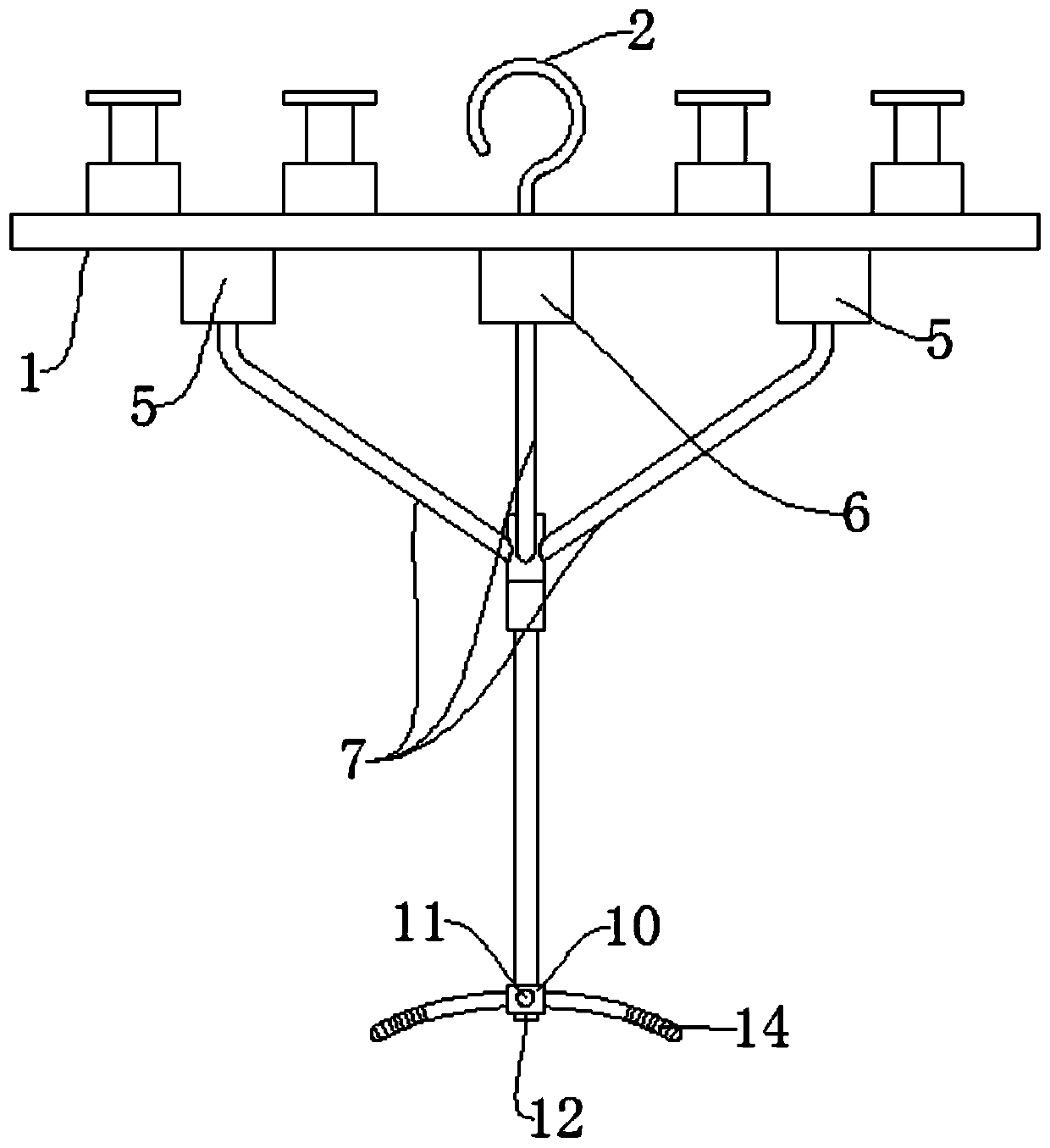 A small household physical training device