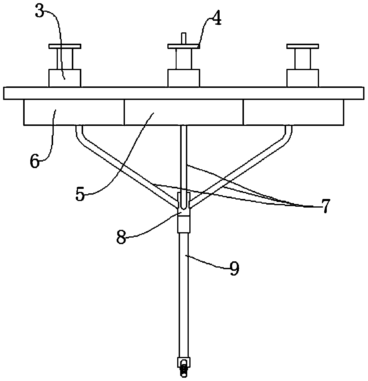 A small household physical training device