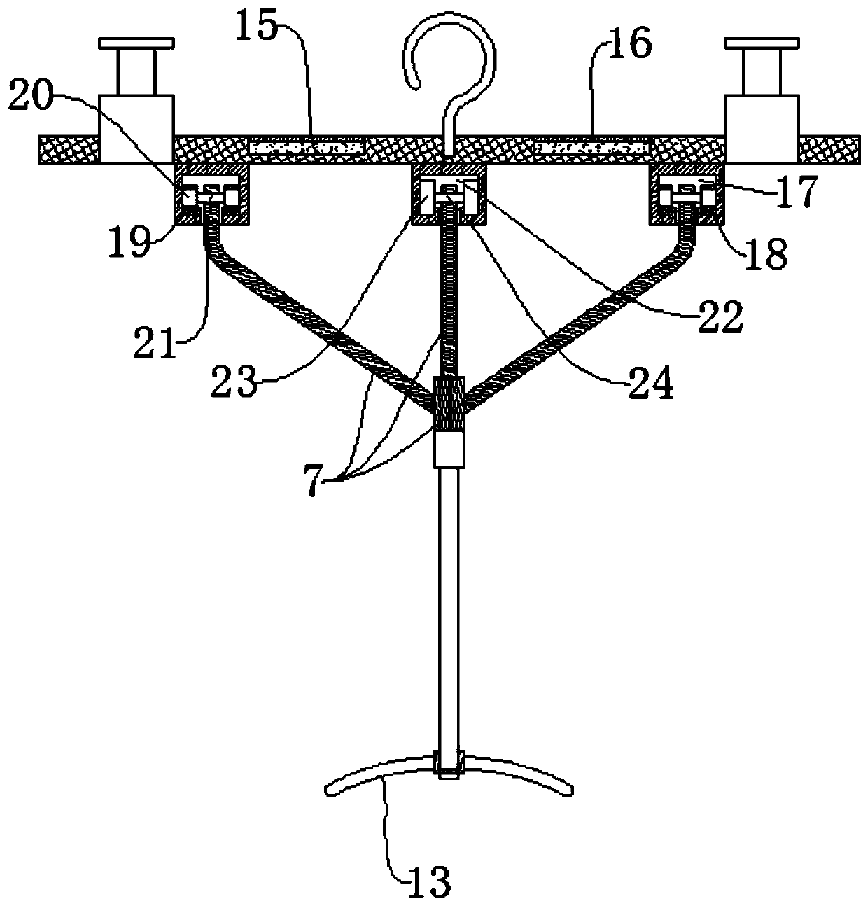 A small household physical training device