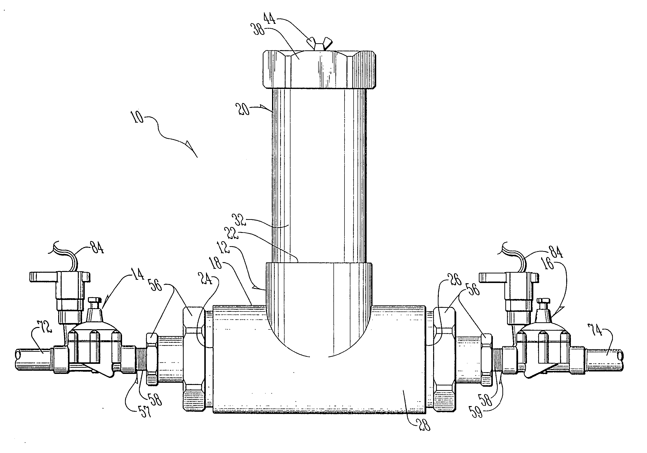 Lawn chemical application system