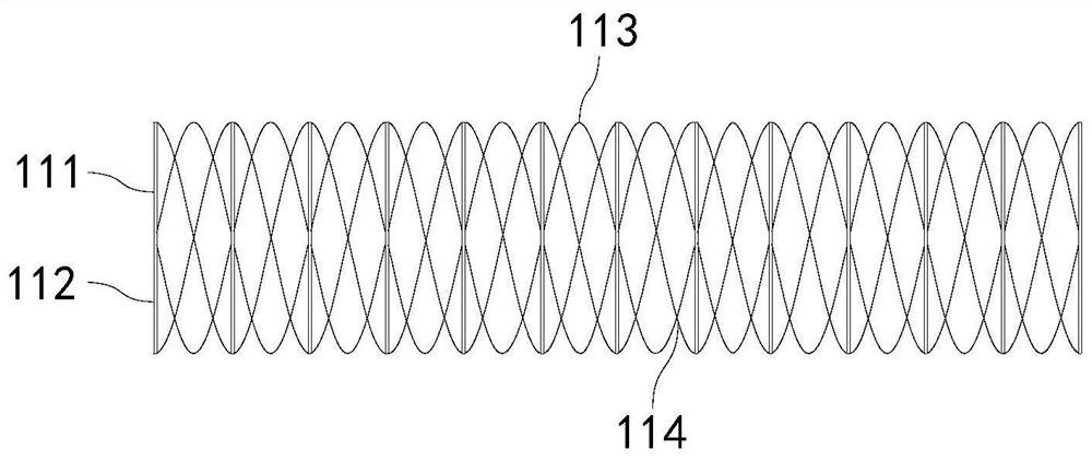 Tension-compression coupling component and supporting structure