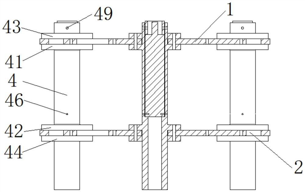 Underwater multifunctional flexible supporting device