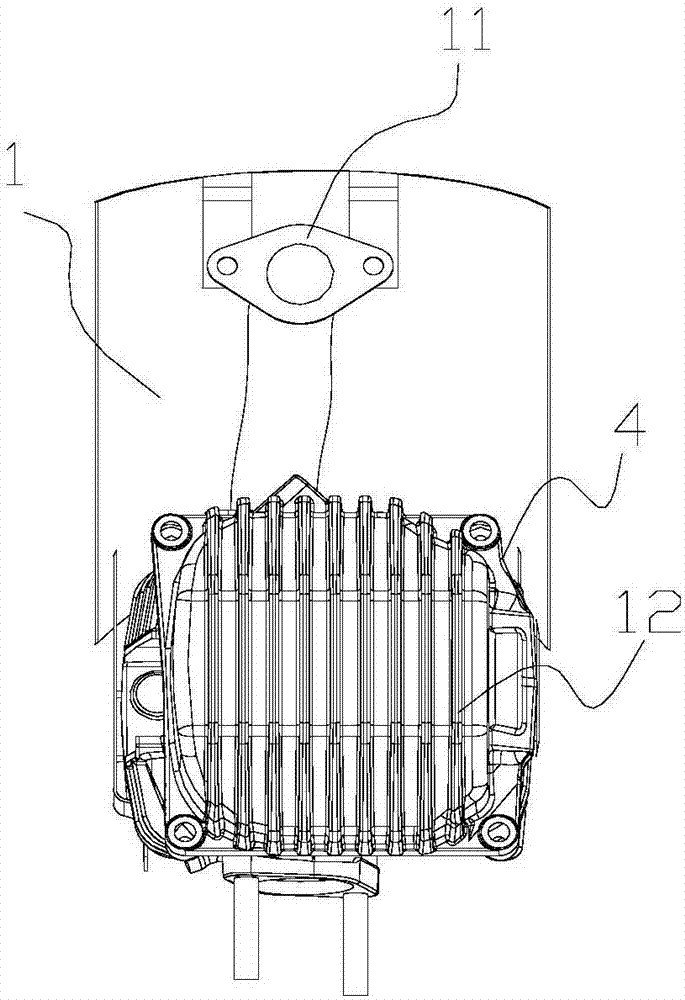 Horizontal engine