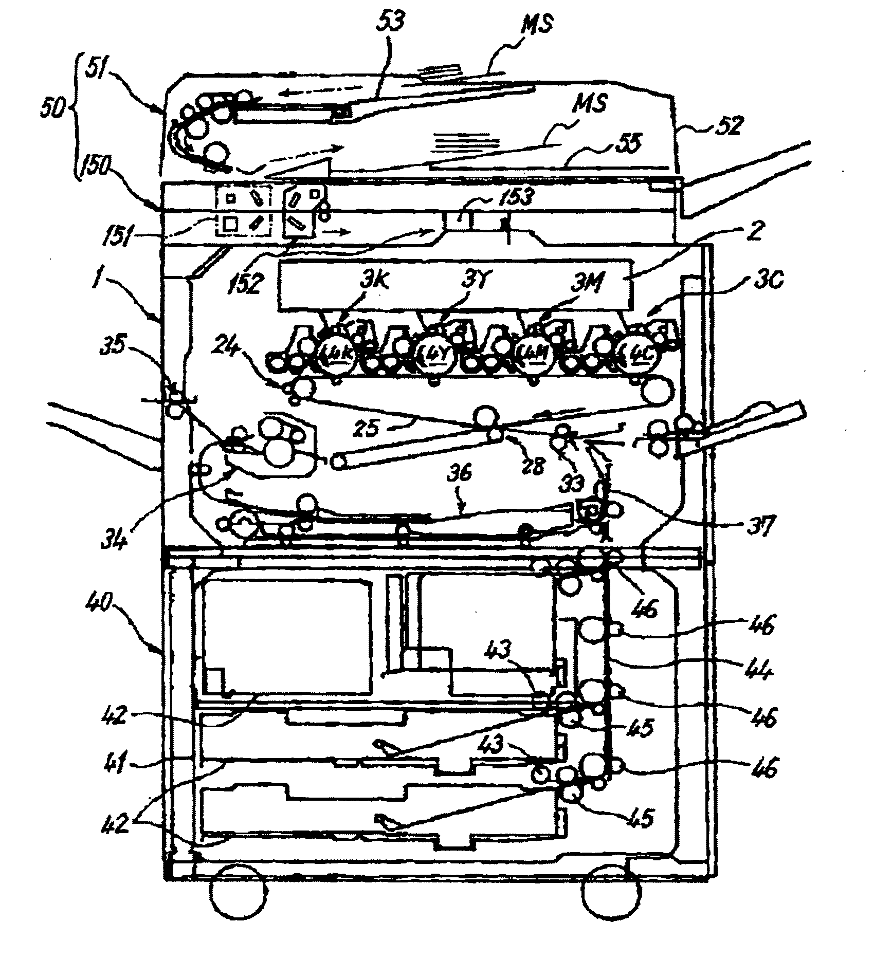 Image read device and copier