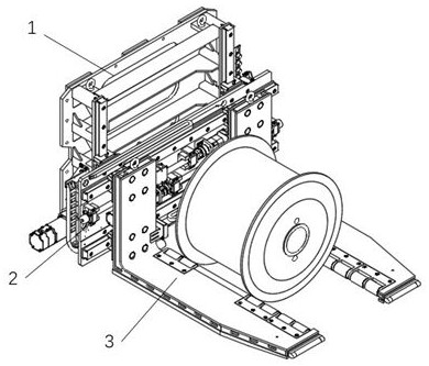 Lifting device adapting to carrying of different cable trays