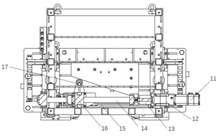 Lifting device adapting to carrying of different cable trays