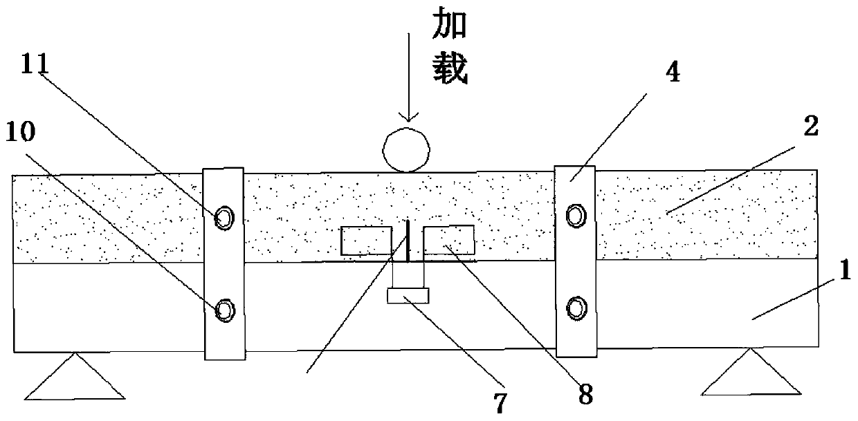 Sprayed concrete and surrounding rock fracture detection device and method