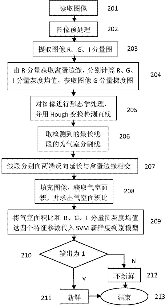 Visual inspection device and method for inspecting freshness of poultry eggs