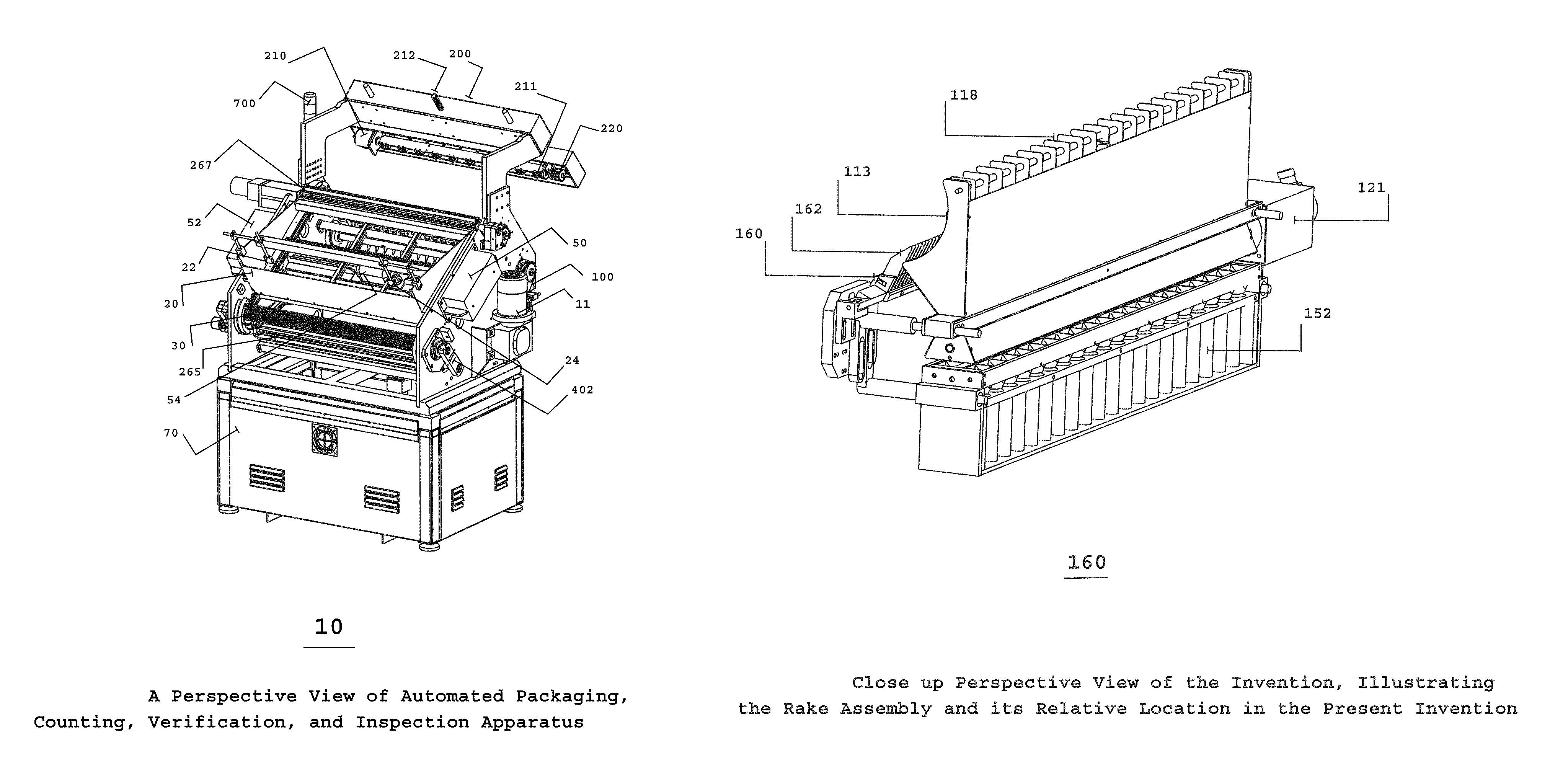 Automated packaging, inspection, verification, and counting apparatus