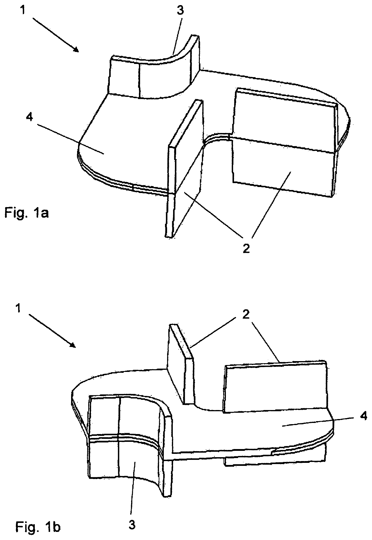 Device for orienting a stack of containers