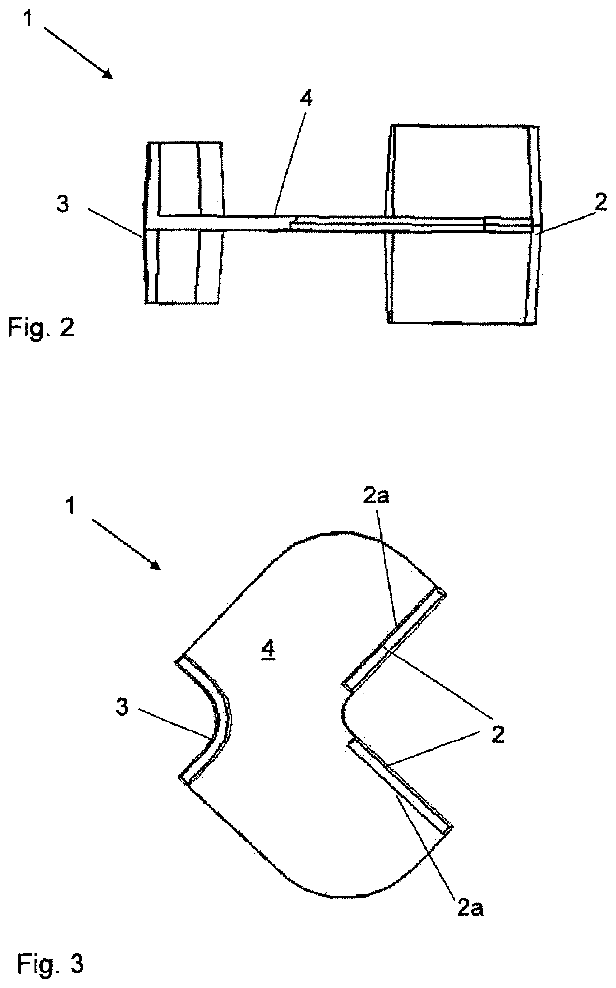 Device for orienting a stack of containers