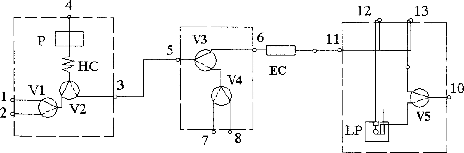 Dynamic and complete analysis system for dynamic electric current