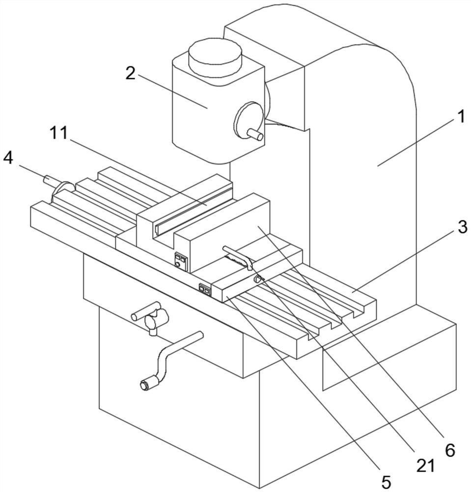 A milling device integrating rough machining and finishing