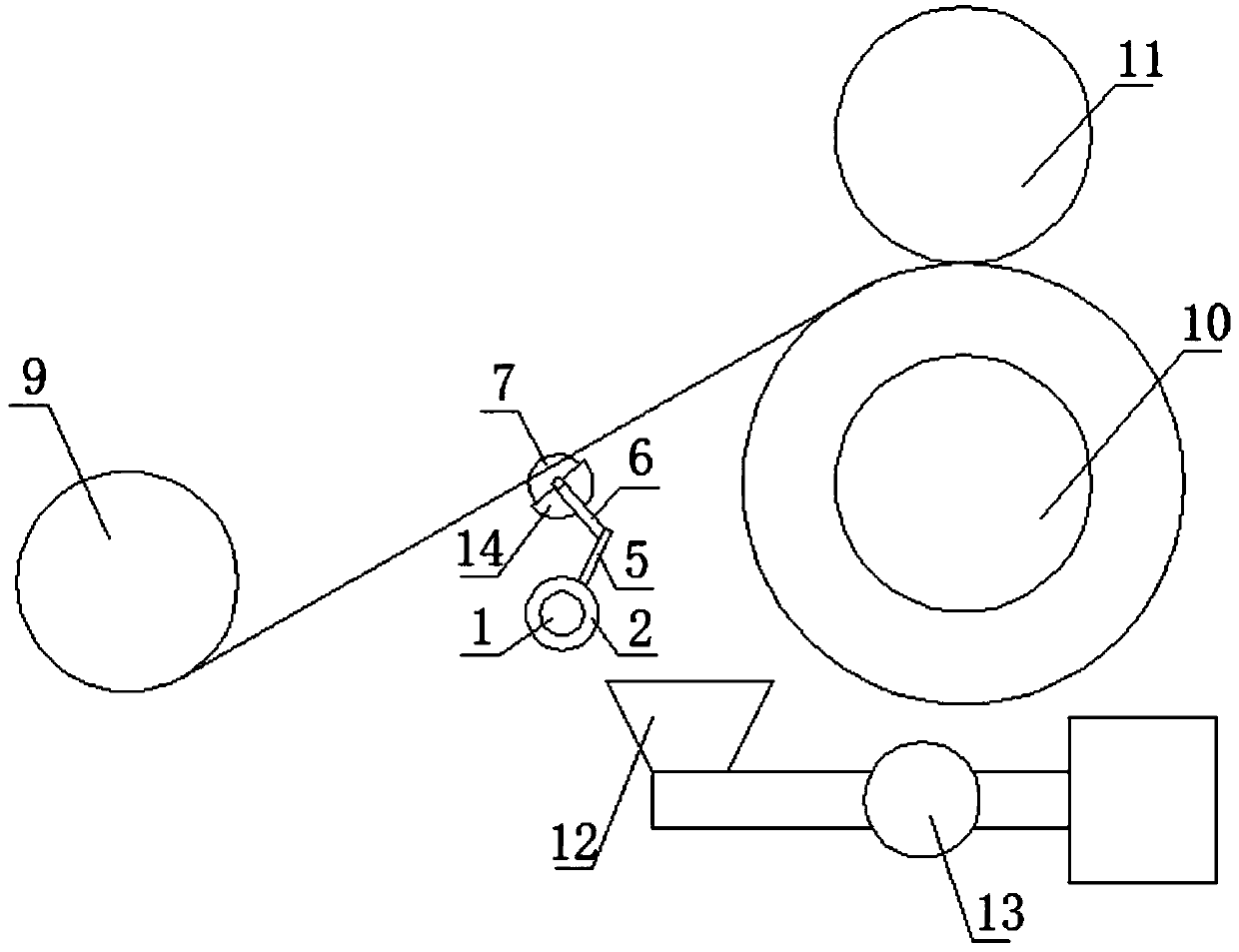 Paper cutting device for printing machine