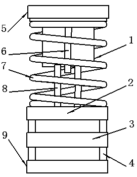 Electromagnetic-viscosity energy consumption combined type vibration reduction device for vehicle and control method