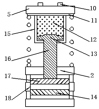 Electromagnetic-viscosity energy consumption combined type vibration reduction device for vehicle and control method