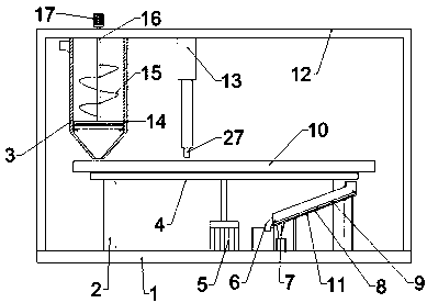 Biological pharmacy tablet press with dust removing function