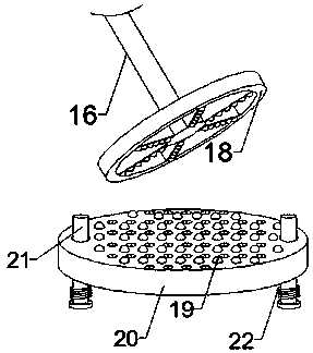 Biological pharmacy tablet press with dust removing function