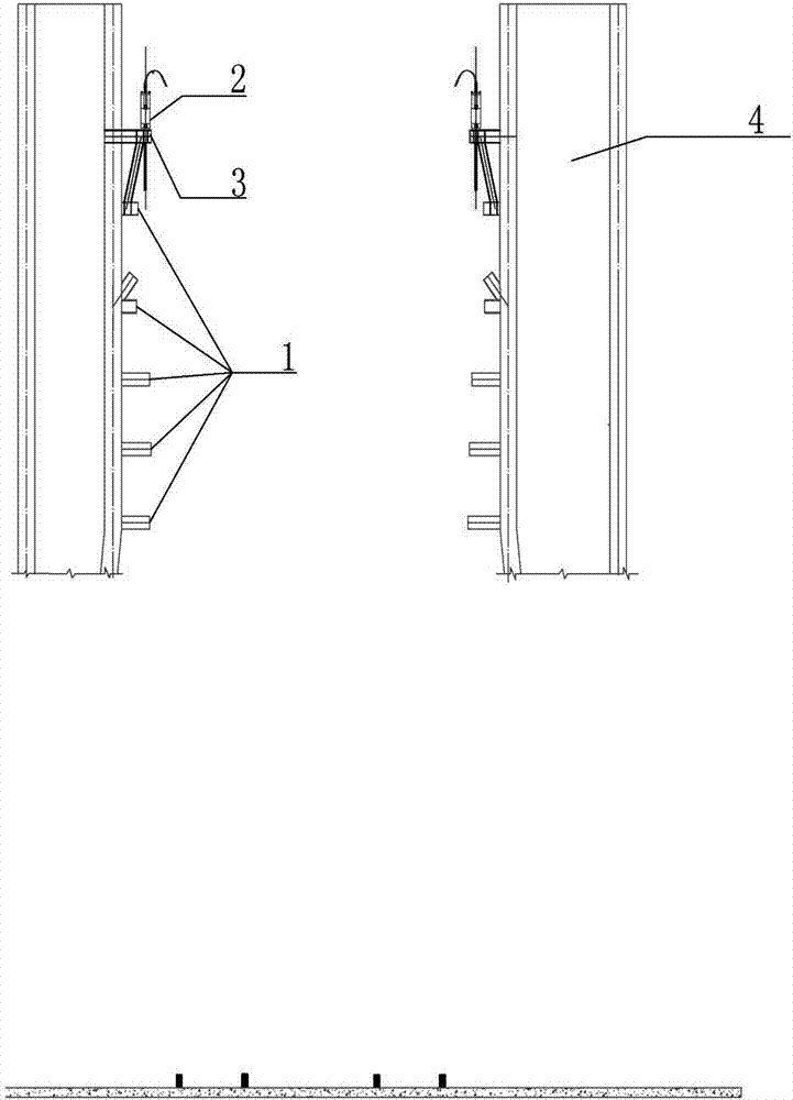 Construction method of suspended steel gallery