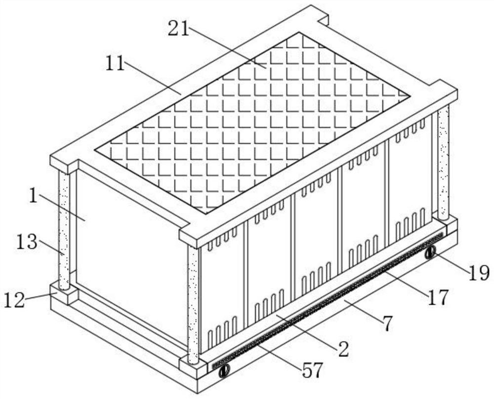 Rapid replacement device for new energy automobile battery