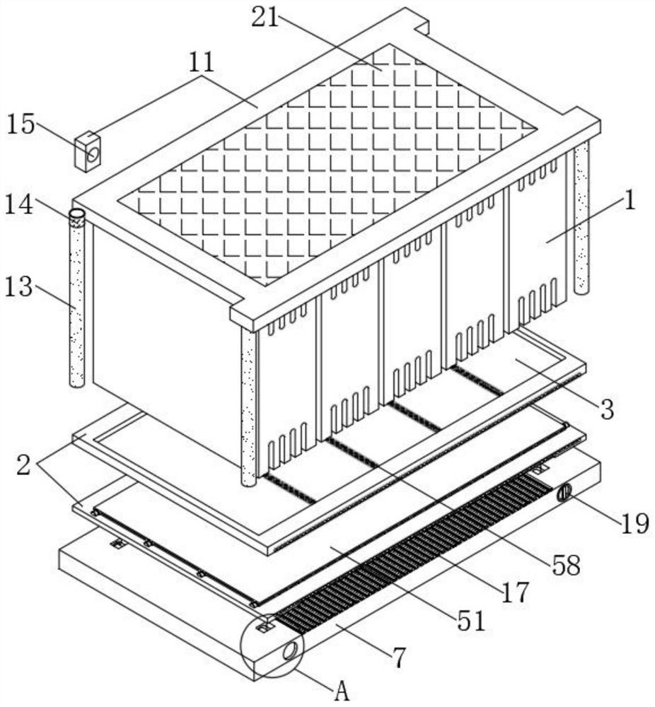 Rapid replacement device for new energy automobile battery