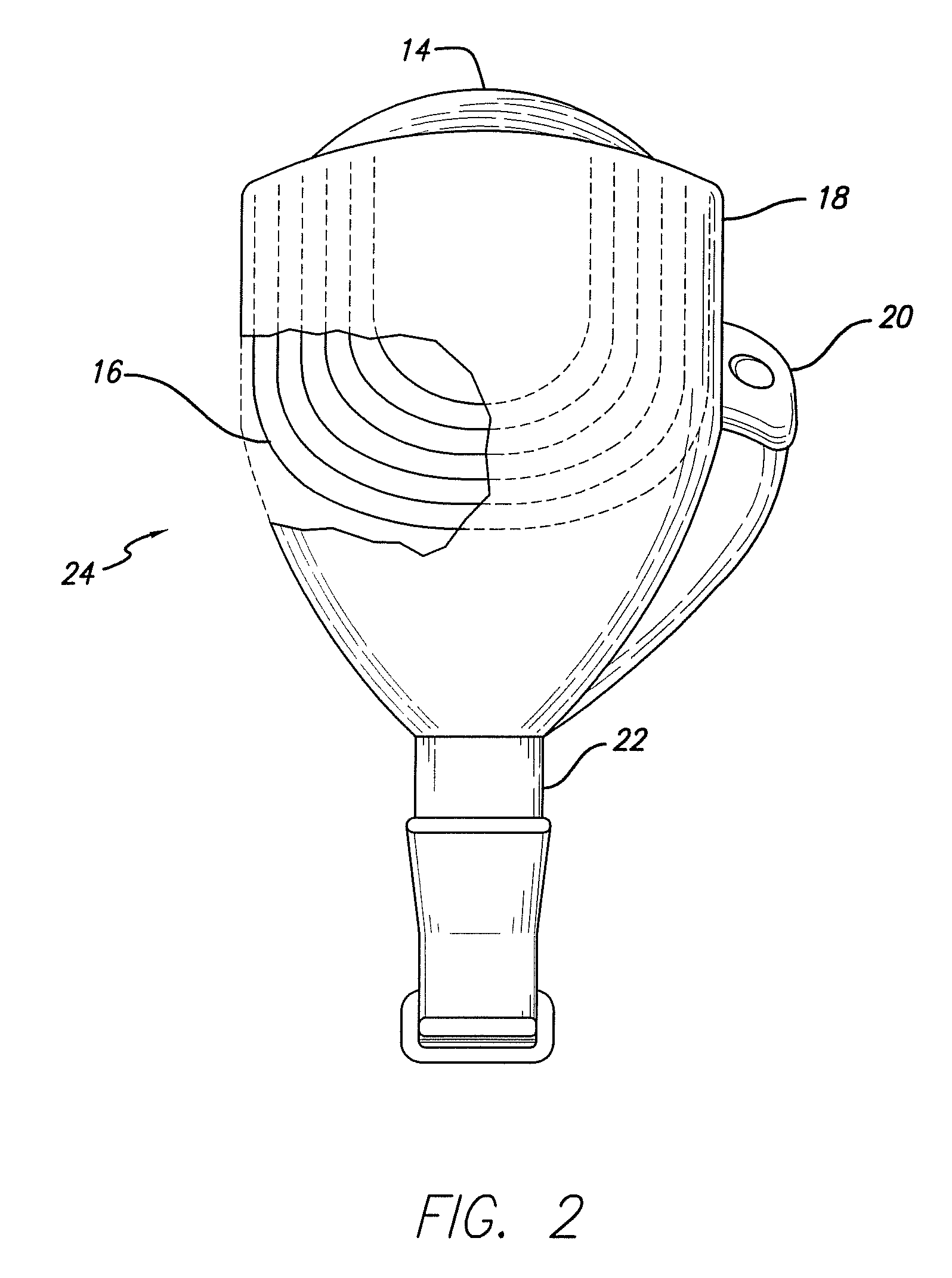 Flexible circuit electrode array with at least one tack opening