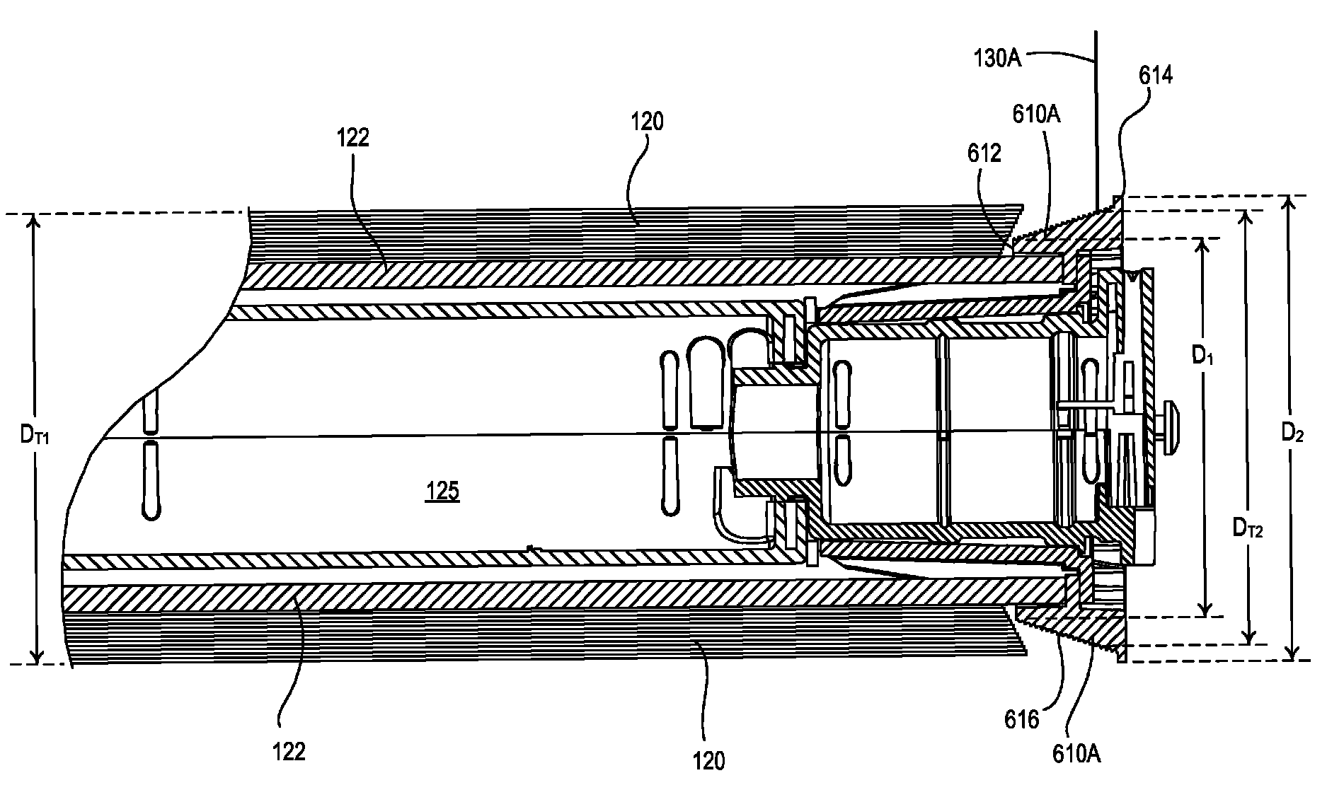 Tensioned roller shade system having a conical, grooved spool